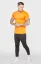 Sik Silk Pánske Oranžové Tričko Orange Sports T-Shirt - Veľkosť: M