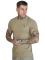 Sik Silk -  Pánske Khaki Tričko Muscle Fit