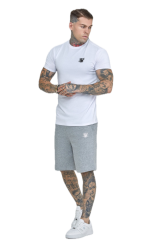 Sik Silk - Pánske Biele Tričko Essentials T-shirt