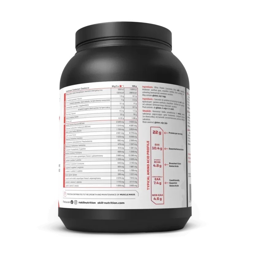 Skill Nutrition - Whey Protein Strawberry Milkshake - 700g