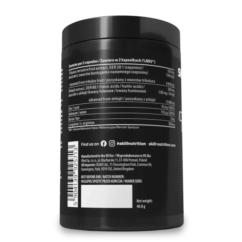 Skill Nutrition Tribulus + Shilajit 60kaps