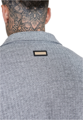 Sik Silk - Pánska Mikina Smart Overshirt Grey