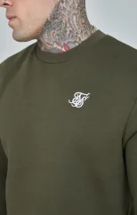 Sik Silk Pánska Mikina Khaki Essential