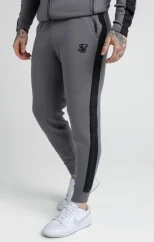 Sik Silk Pánska Šedá Tepláková Súprava Taped Zip Thru Hoodie & Jogger Set