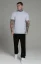 Sik Silk - Pánske Biele a Šedé Tričko Oversize Fit - Veľkosť: L