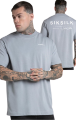 Sik Silk Pánske Šedé Tričko Limited Edition
