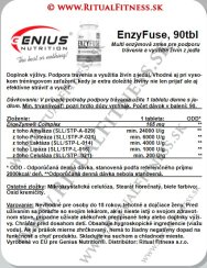 Genius – EnzyFuse DigeZyme® (tráviace enzýmy), 90tbl