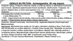 Genius – Ashwagandha Synifera®, 90kps