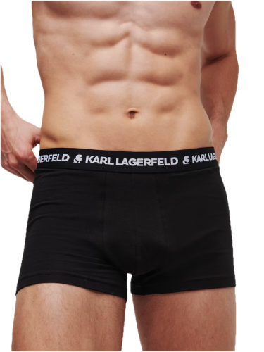 Karl Lagerfeld Boxerky 3PACK Čierne - Veľkosť: M