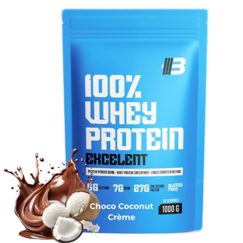 Excelent 100 % Whey Protein WPC 80 - Body Nutrition - Príchuť: Čokoláda - Kokos