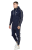 Sik Silk Pánska Modrá Teplákova Súprava Navy Taped Zip Thru Hoodie & Jogger Set