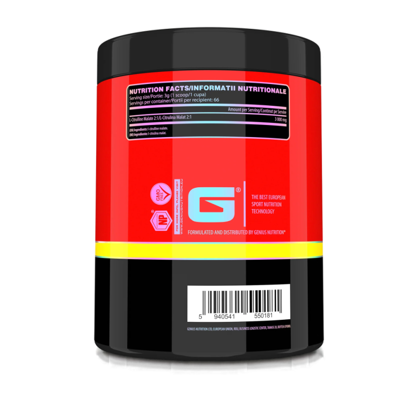 Genius - Citruline malate  200g/66 serv