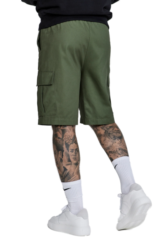 Sik Silk - Cargo Shorts Green - Veľkosť: L