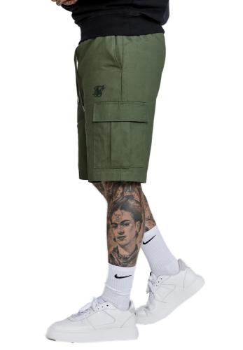 Sik Silk - Cargo Shorts Green - Veľkosť: S