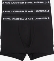 Karl Lagerfeld Boxerky 3PACK Čierne