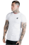 Sik Silk Pánske Biele Tričko Essential Short Sleeve Muscle Fit - Veľkosť: XL