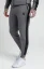 Sik Silk Pánska Šedá Tepláková Súprava Taped Zip Thru Hoodie & Jogger Set - Veľkosť: L
