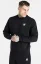 Sik Silk Pánska Čierna Mikina Essential - Veľkosť: XL