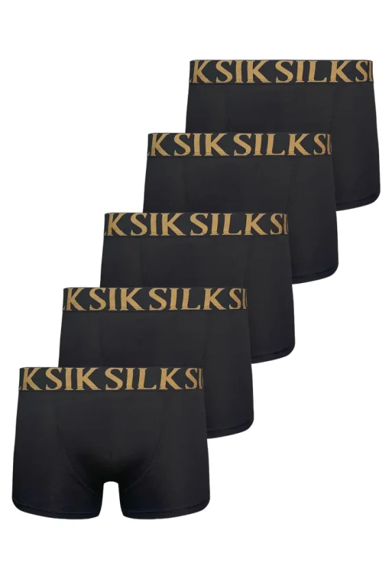 Sik Silk - Boxer Shorts 5PACK Gold