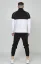 Sik Silk Pánska Čierno Biela Teplákova Súprava Taped Zip Top & Jogger Set