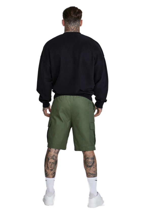 Sik Silk - Cargo Shorts Green - Veľkosť: L
