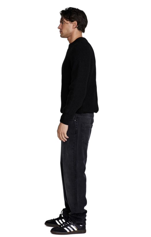 Sik Silk - Čierny Knitted Sweater - Veľkosť: XL