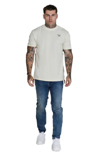 Sik Silk - Pánske Tričko Graphic ecru
