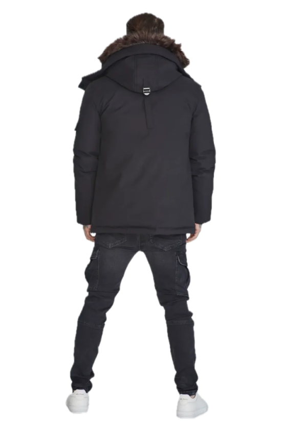 Sik Silk - Pánska Bunda Parka Black