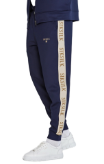 Sik Silk Pánske Tepláky Muscle Fit Navy