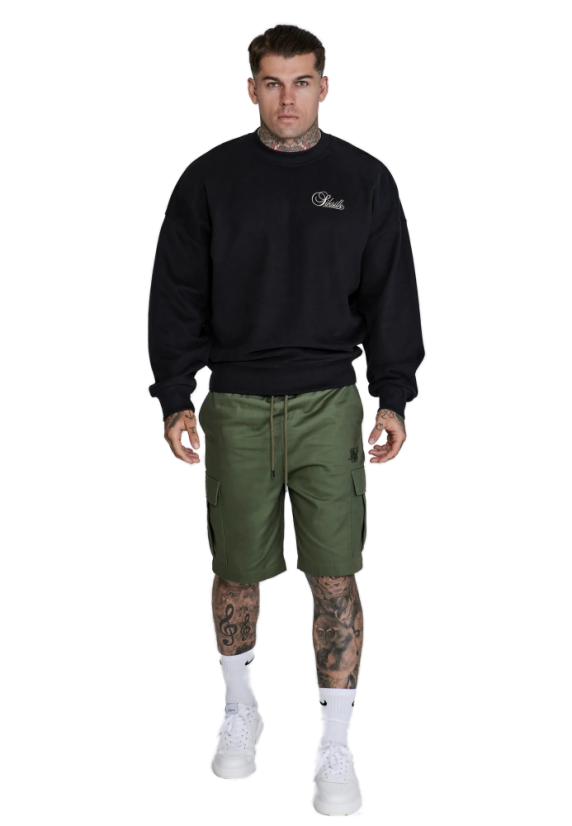 Sik Silk - Cargo Shorts Green - Veľkosť: L