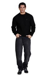 Sik Silk - Čierny Knitted Sweater