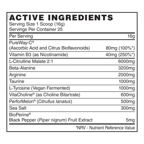 Naughty Boy - 400g (No Coffeine) Pump - Príchuť: Tropical Punch