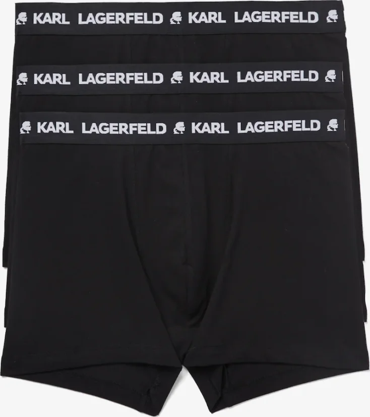 Karl Lagerfeld Boxerky 3PACK Čierne - Veľkosť: XL