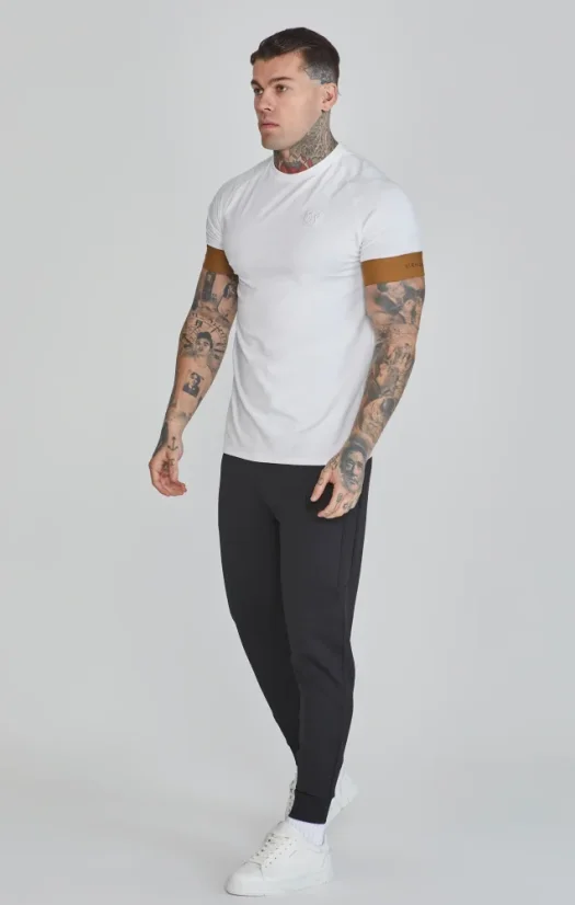 Sik Silk - Pánske Biele Tričko Tech T-Shirt - Veľkosť: L