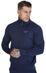 Sik Silk - Navy Essentials Poly Track Top