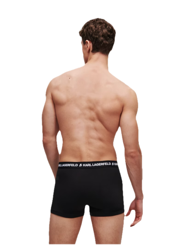 Karl Lagerfeld Boxerky 3PACK Čierne - Veľkosť: XL
