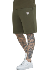 Sik Silk - Pánske Khaki Essential Fleece Short
