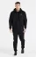 Sik Silk Pánske ČierneTepláky Essential Cargo Fleece Jogger