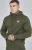 Sik Silk Pánska Mikina Khaki Essential Zip Through Funnel