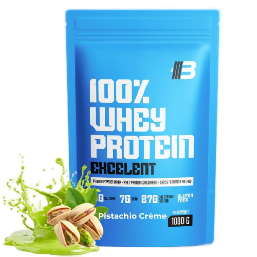 Excelent 100 % Whey Protein WPC 80 - Body Nutrition - Príchuť: Pistácia