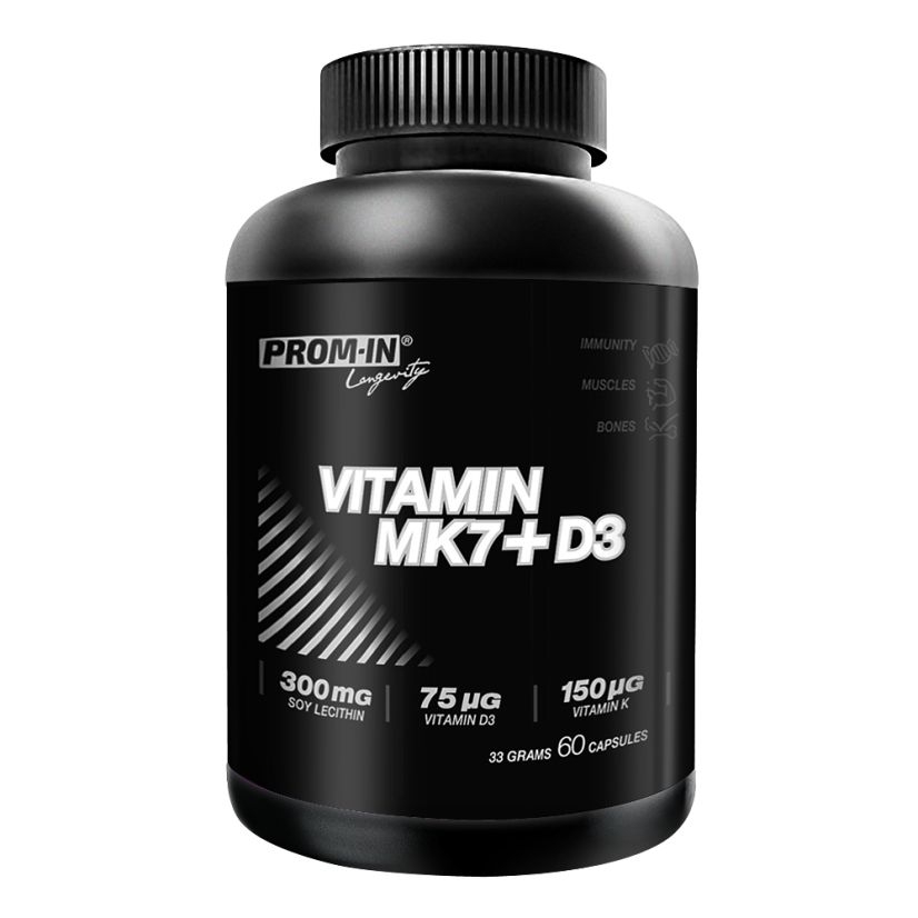 Vitamín MK7 150 μg + D3 75 μg 60kps Vitamín MK7 150 μg + D3 75 μg 60kps