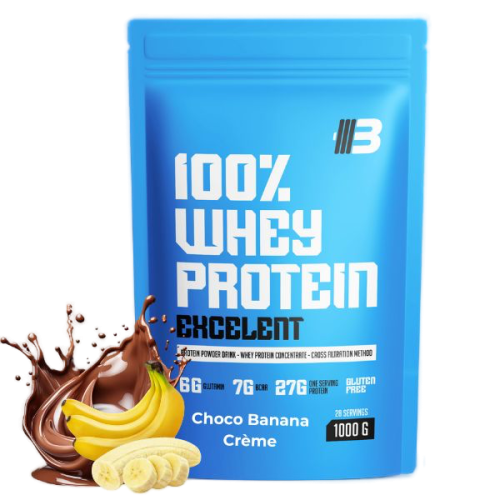 Excelent 100 % Whey Protein WPC 80 - Body Nutrition - Príchuť: Čoko-Banán