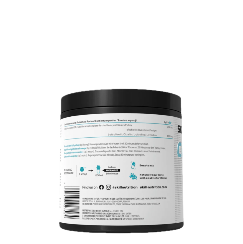 Skill Nutrition - Citrullin Malát 2:1 - 300g - Balenie: 300g