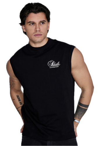 Sik Silk - Sleeveless T-Shirt Black