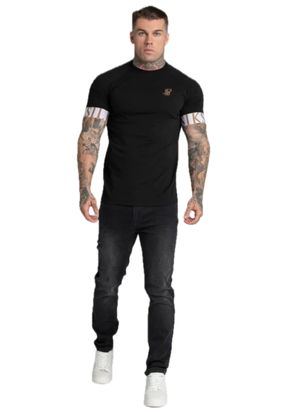 Sik Silk - Pánske Tech T-Shirt Black
