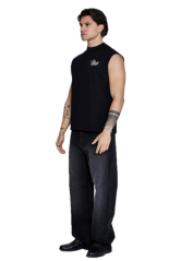 Sik Silk - Sleeveless T-Shirt Black