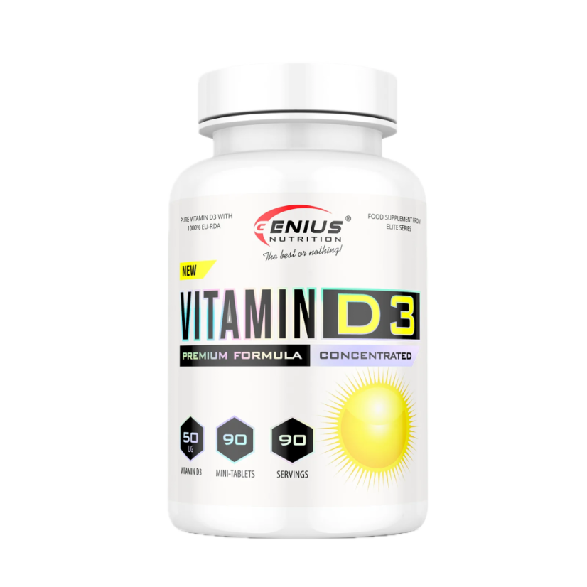 Genius - Vitamin D3, 90tbl - Balenie: 90tabl
