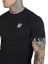 Sik Silk - Pánske Čierne Tričko Tech - Veľkosť: M