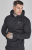 SikSilk - Pánska Čierna Mikina Muscle Fit Hoodie