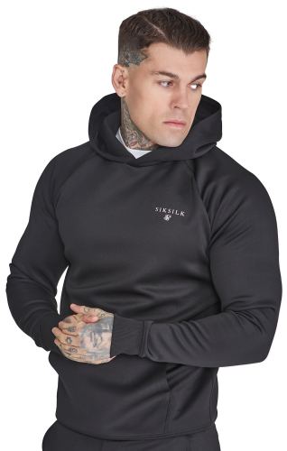 Sik Silk - Black Essentials Poly Hoodie